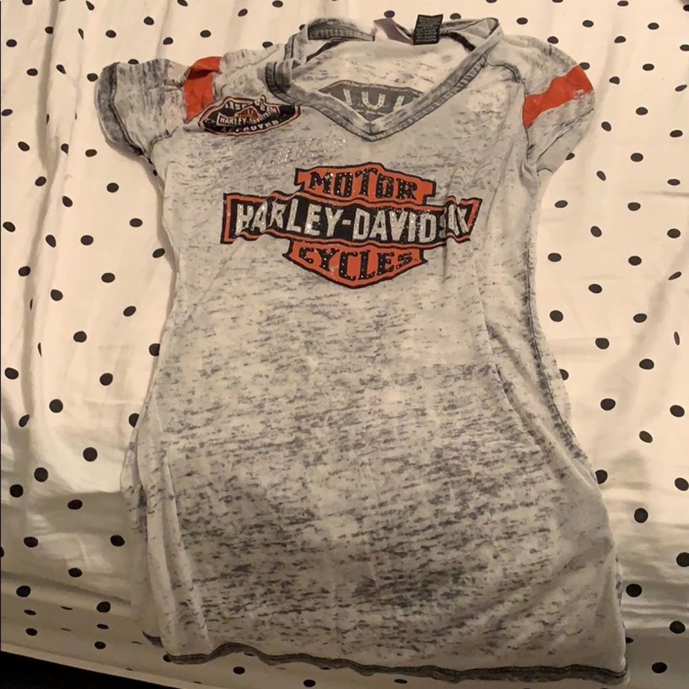 Harley Davidson sheer/light top